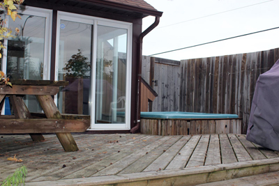 Deck and Hot Tub